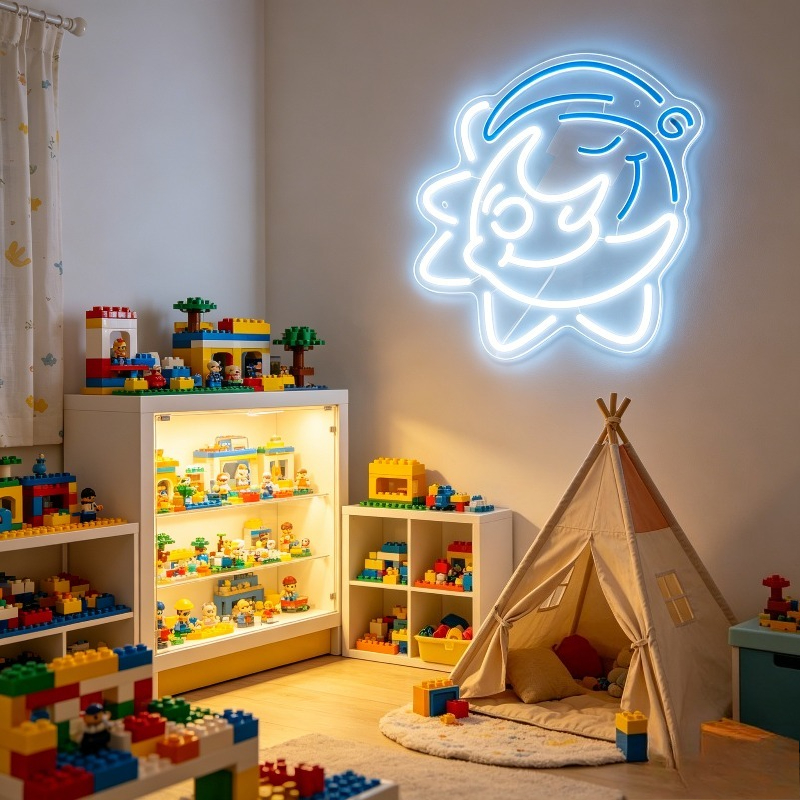 Cute Shark LED Neon Sign USB R - Desk Room Setup recensie en prijs