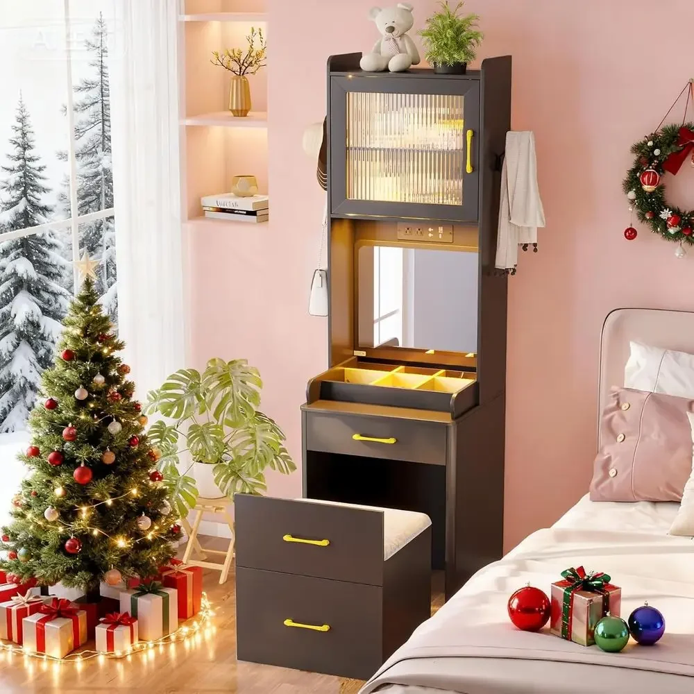 3-in-1 Vanity Desk with Human  - Desk Vanity Setup recensie en prijs