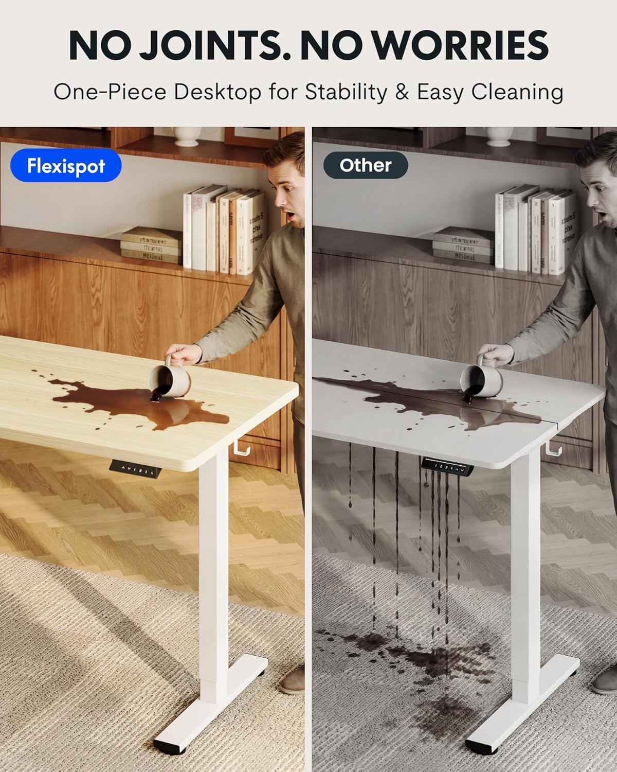 Electric Height Adjustable Sta - Desk Setup One Monitor recensie en prijs