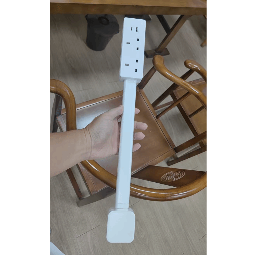 Rotates 180° Electrical Outlet - Power Strip Flat recensie en prijs