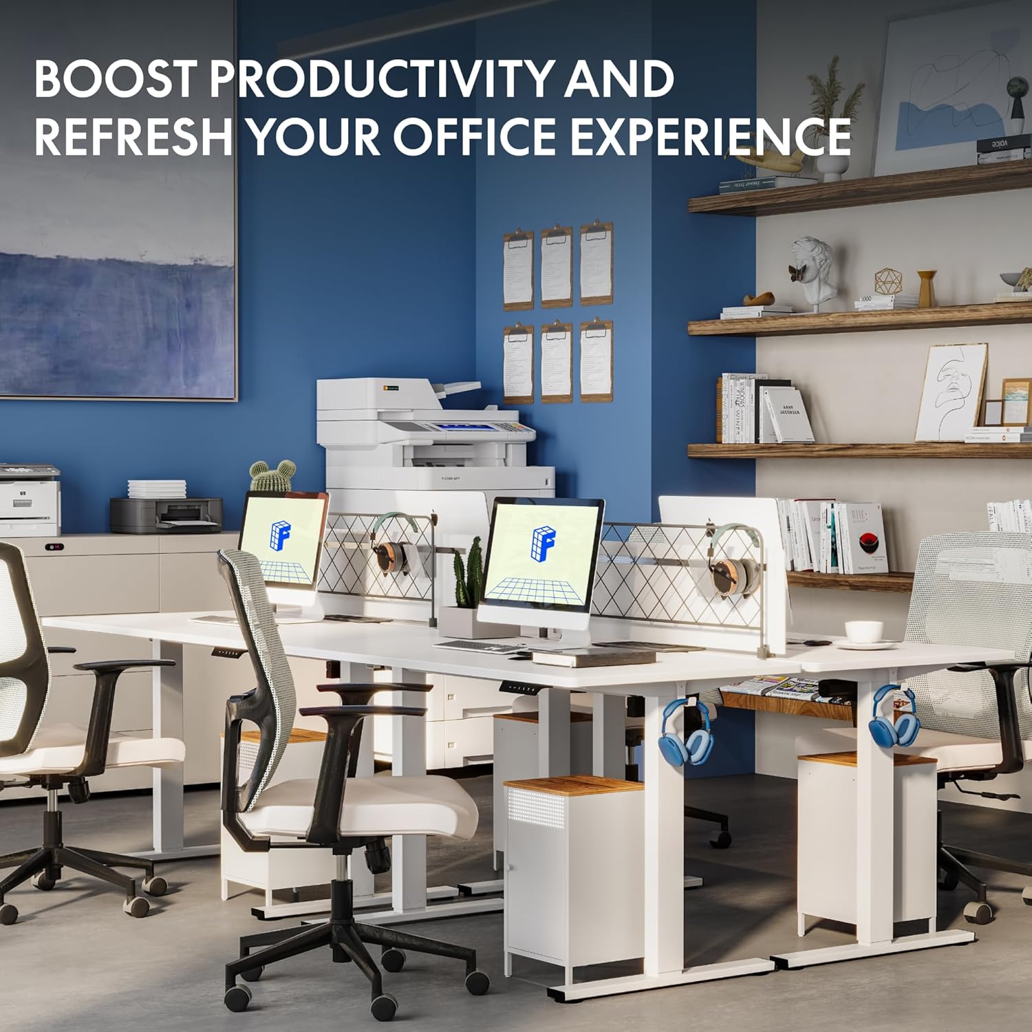 Electric Standing Desk 48 x 30 - Desk Setup One Monitor recensie en prijs