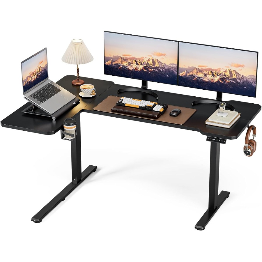 59 Inch L Shaped Adjustable He - L Shaped Desk Setup recensie en prijs