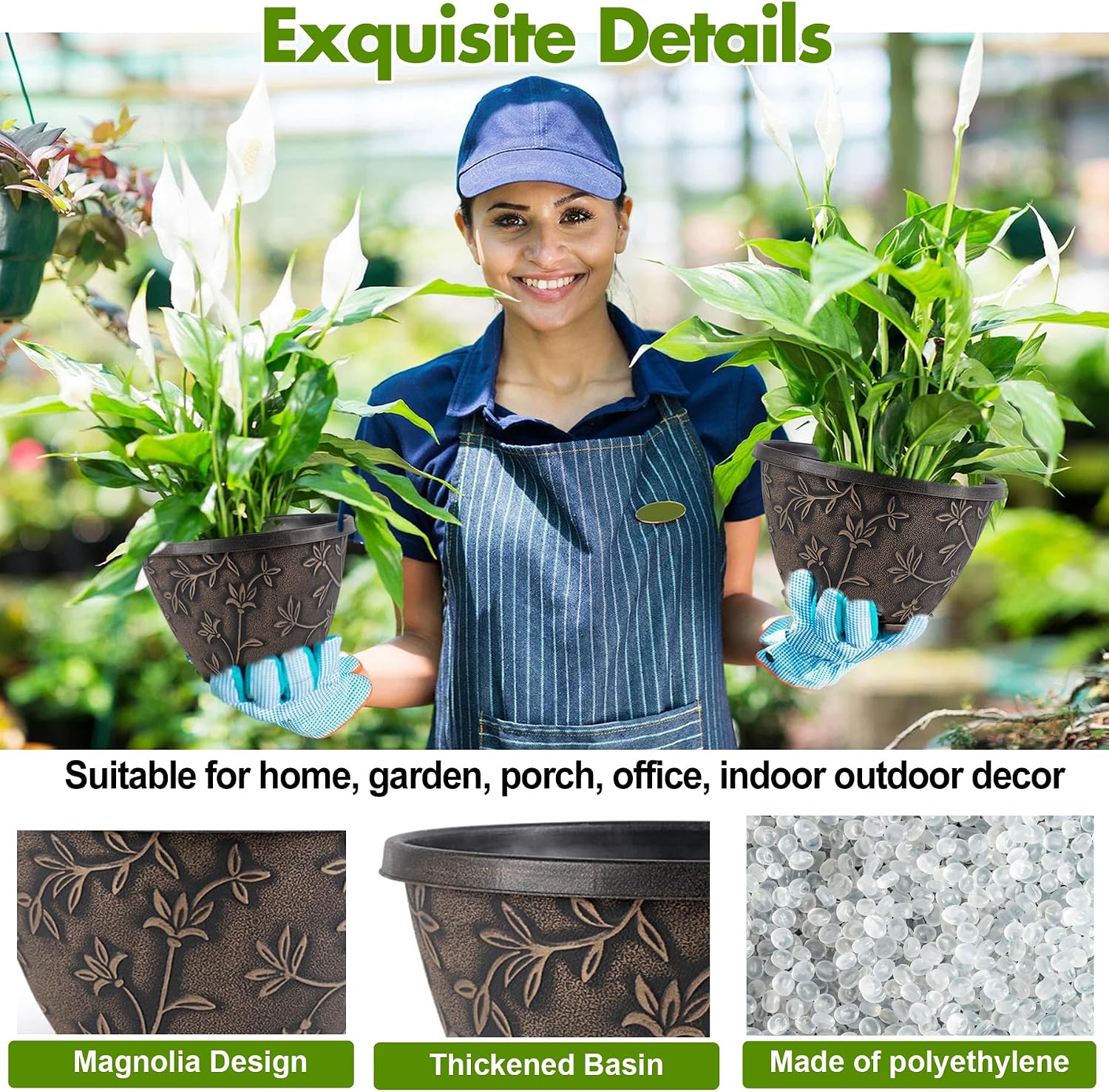 8 Inch Plant Pots with Drainag - Plant Pot Small Desk recensie en prijs