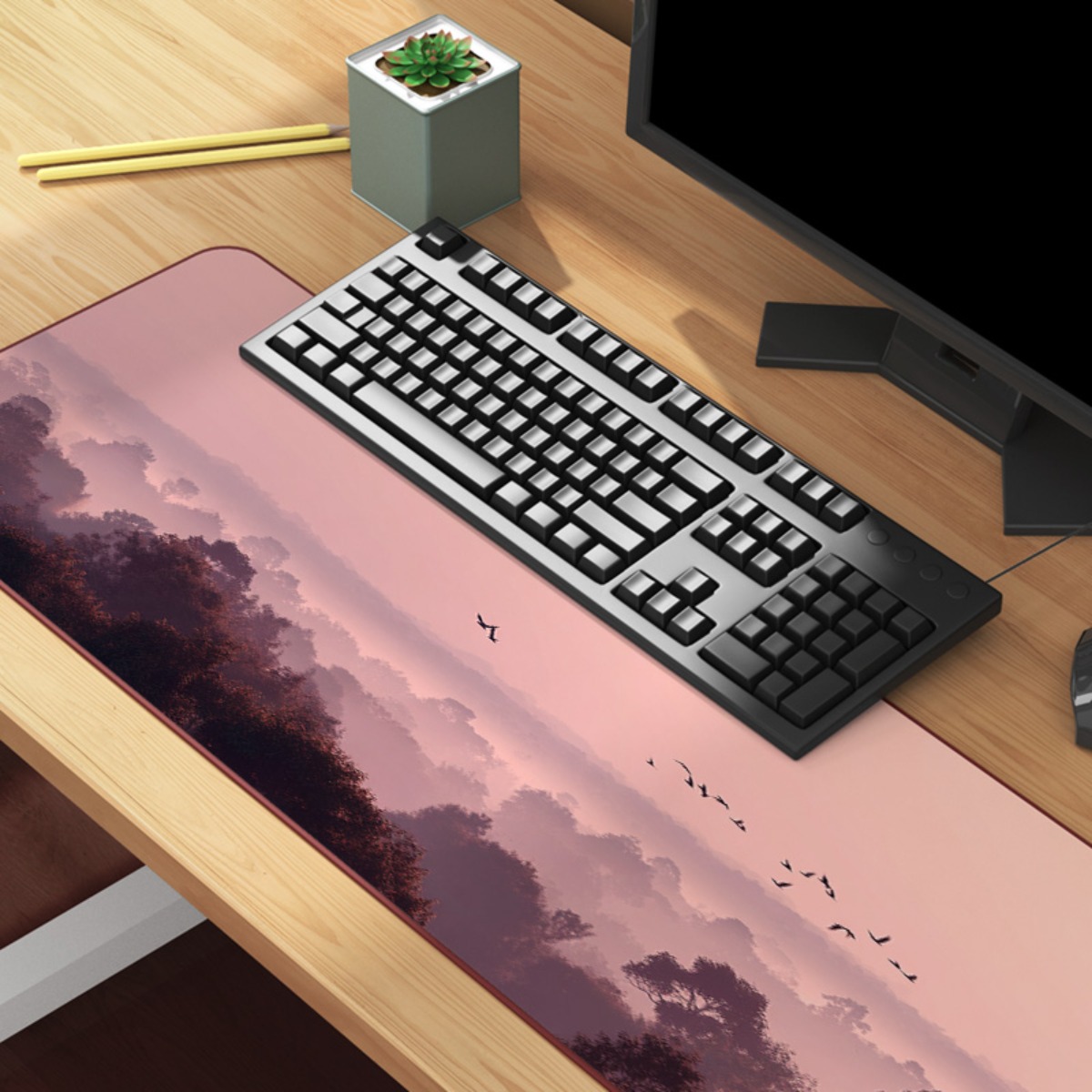 Dreamy Pink & Purple Sky XL mo - Your Desk Setup recensie en prijs